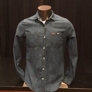 Hollister denim button down